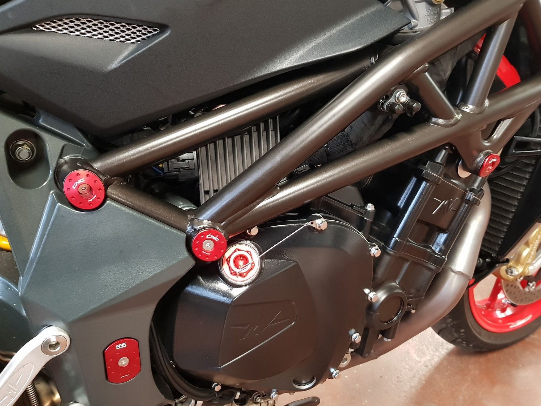 TT346 - CNC RACING MV Agusta Brutale 1090 Frame Plugs – Accessories in the Motodeal Motorcycle Aftermarket Accessories and Parts Online Shop