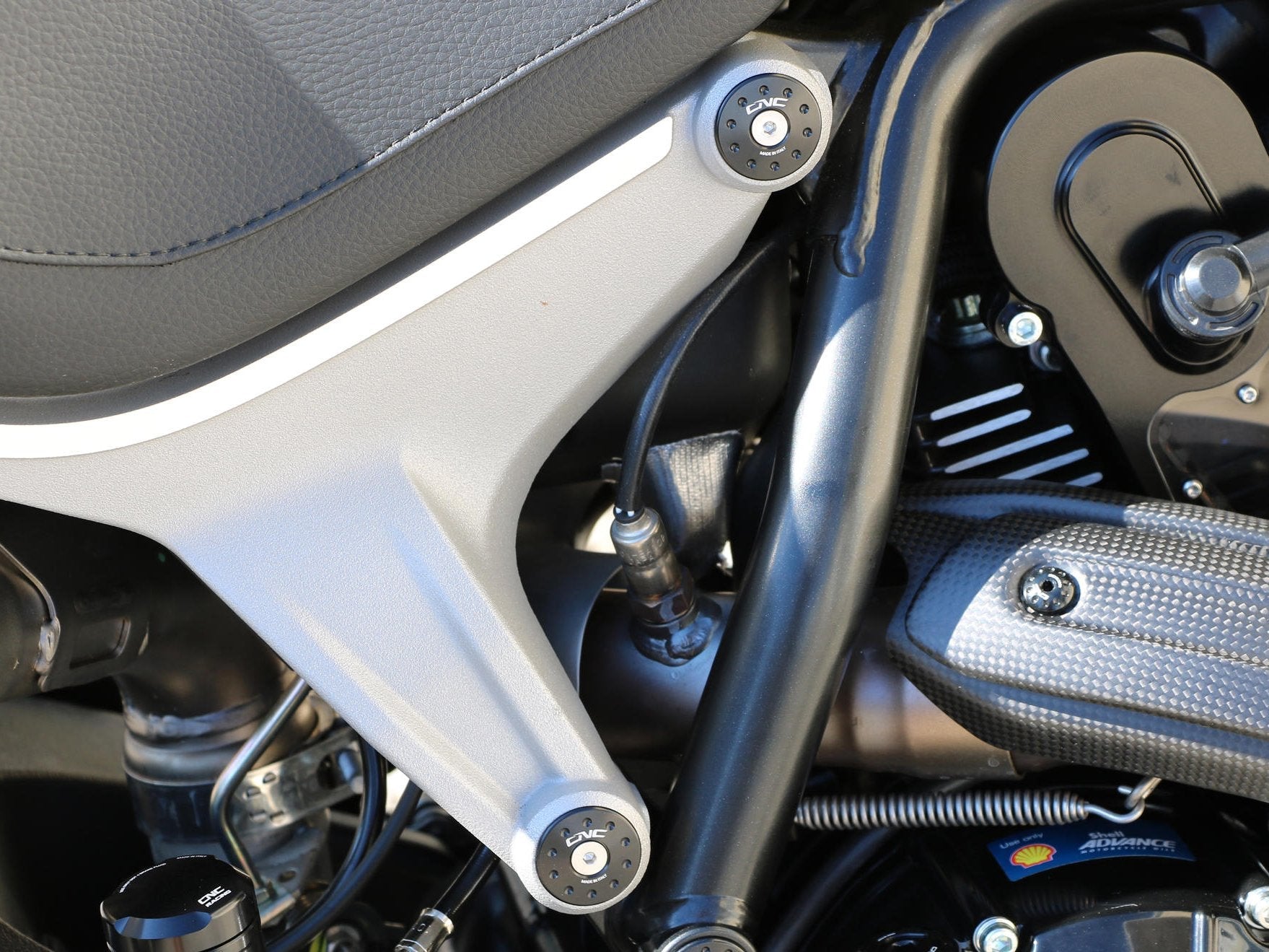 TT351 - CNC RACING Ducati Scrambler 1100 (2018+) Rear Frame Plugs – Accessories in the Motodeal Motorcycle Aftermarket Accessories and Parts Online Shop