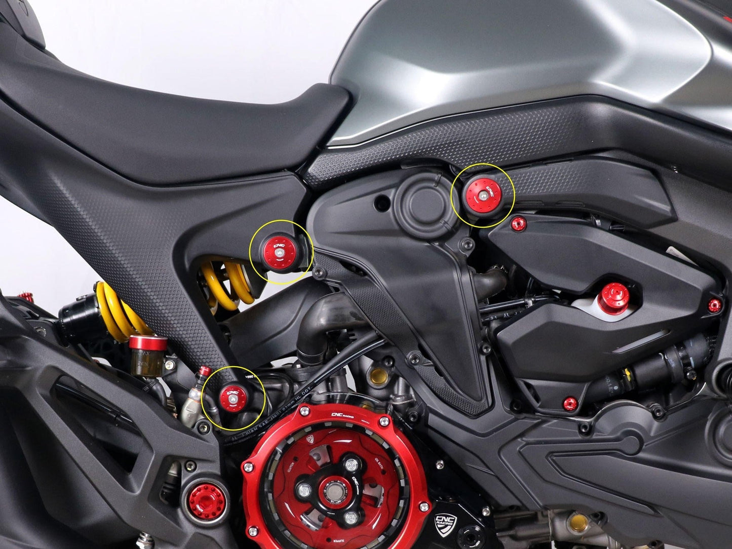 TT364 - CNC RACING Ducati Monster 950 (2021+) Frame Plugs – Accessories in the Motodeal Motorcycle Aftermarket Accessories and Parts Online Shop