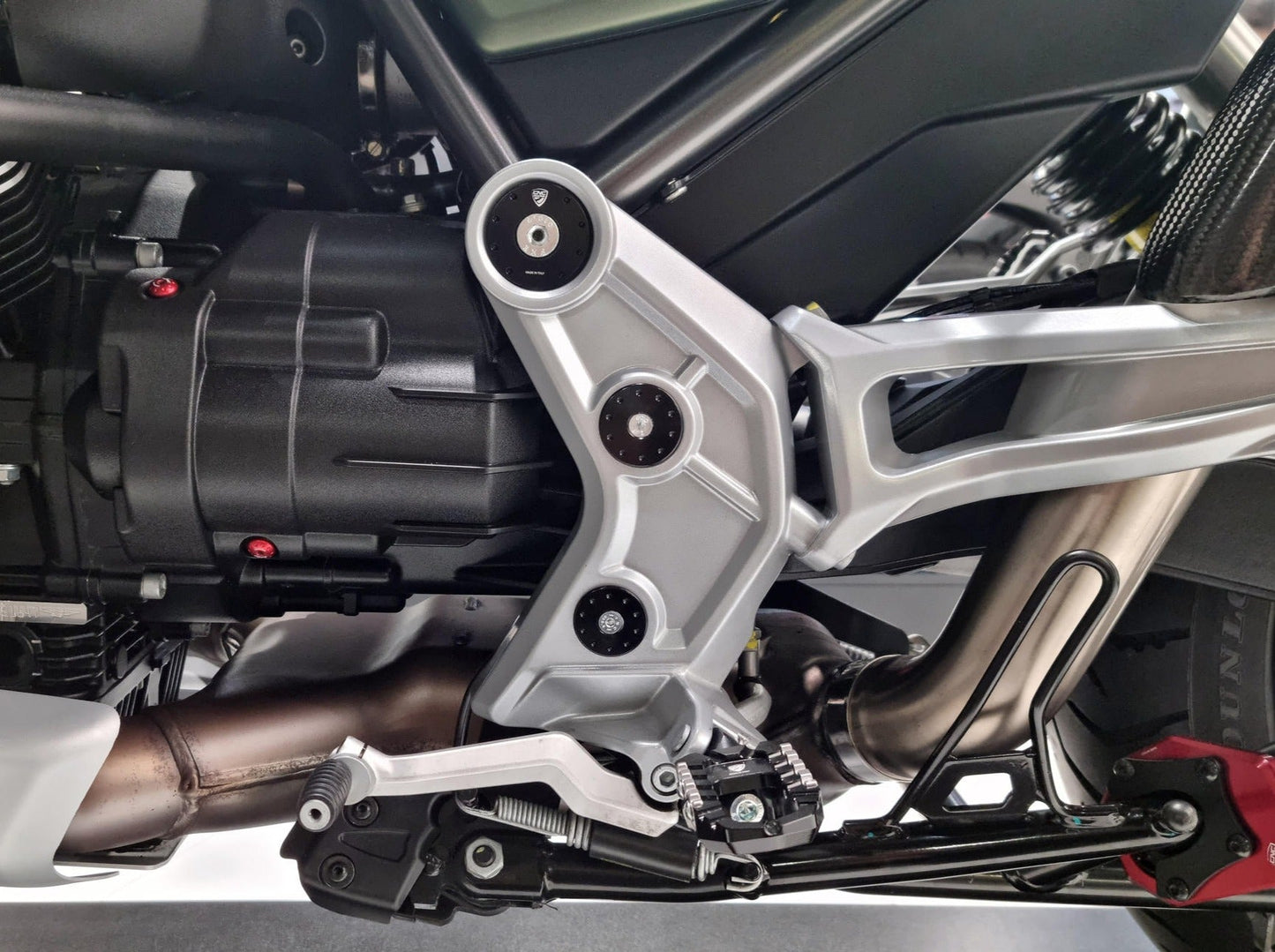 TT402 - CNC RACING Moto Guzzi V85 TT (2019+) Frame Caps Kit – Accessories in the Motodeal Motorcycle Aftermarket Accessories and Parts Online Shop