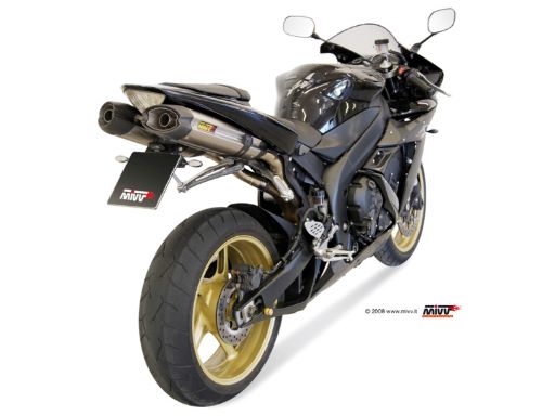 MIVV UY.016 YAMAHA YZF 1000 R1 (2004 - 2006) Underseat Dual Slip-on Exhaust "SUONO" (Stainless Steel; approved) – Accessories in the 2WheelsHero Motorcycle Aftermarket Accessories and Parts Online Shop