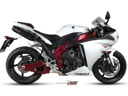 MIVV UY.031 YAMAHA YZF 1000 R1 (2009 - 2014) dual underseat Slip On Exhaust "SUONO" (Black; approved) – Accessories in the 2WheelsHero Motorcycle Aftermarket Accessories and Parts Online Shop