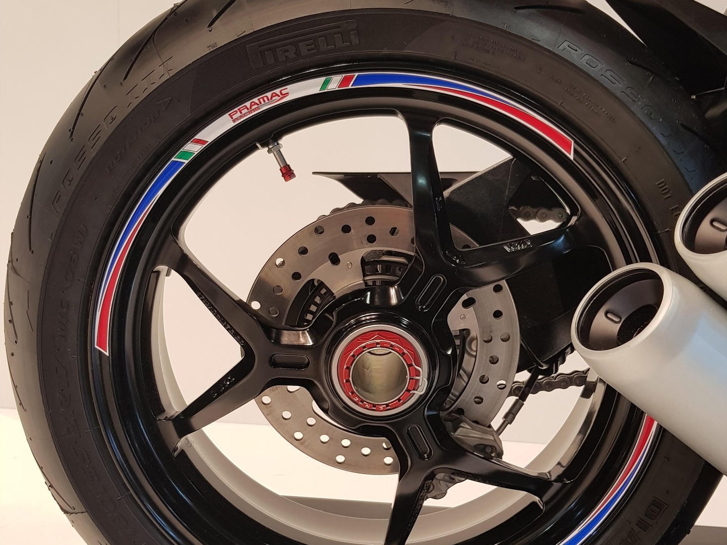 CNC RACING WK002PR Wheel Stripes kit (17'', Pramac edition) – Merc. in the 2WheelsHero Motorcycle Aftermarket Accessories and Parts Online Shop