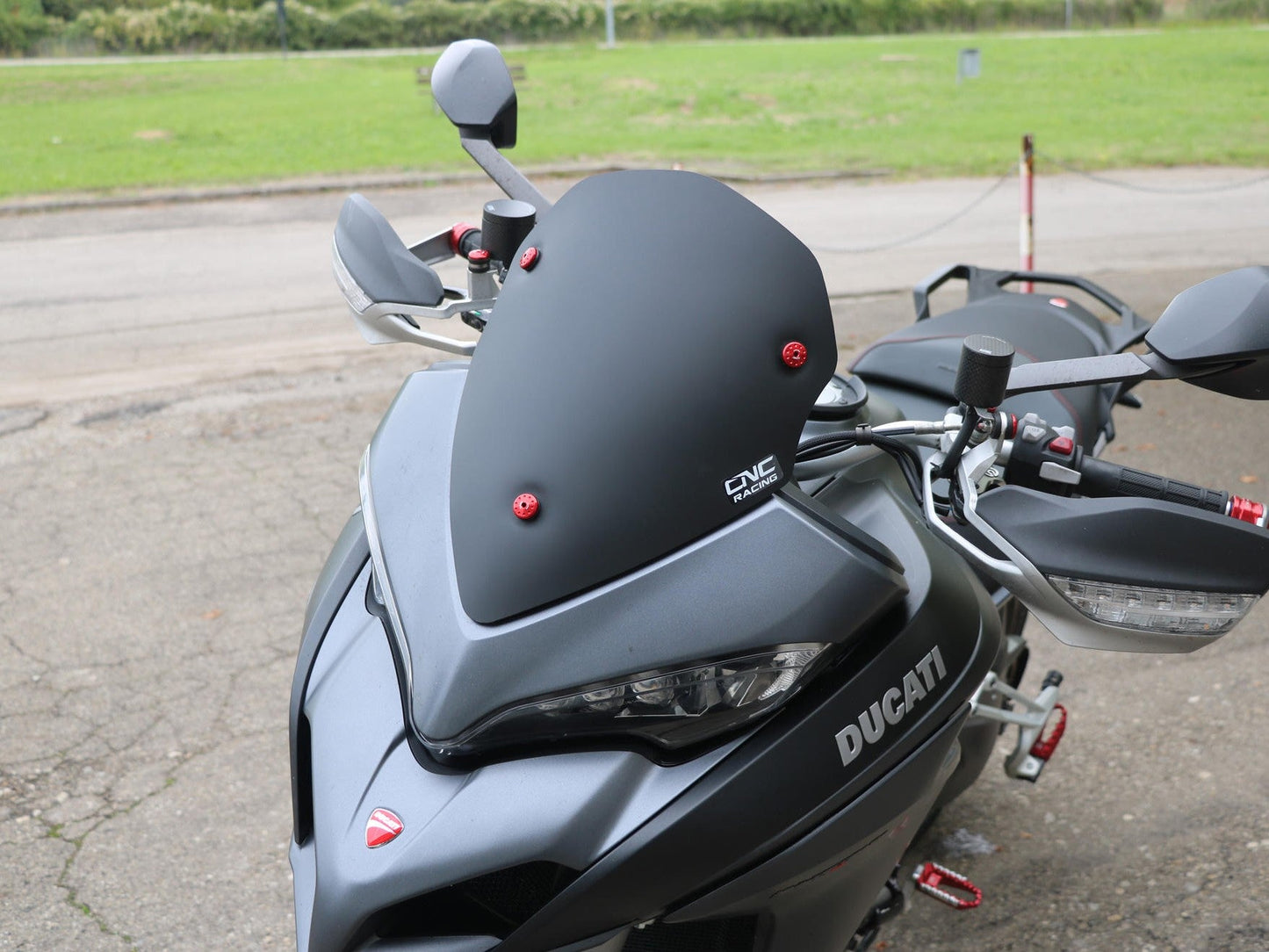 WS350 - CNC RACING Ducati Multistrada (2015+) Wind Screen "Sport" – Accessories in the Motodeal Motorcycle Aftermarket Accessories and Parts Online Shop