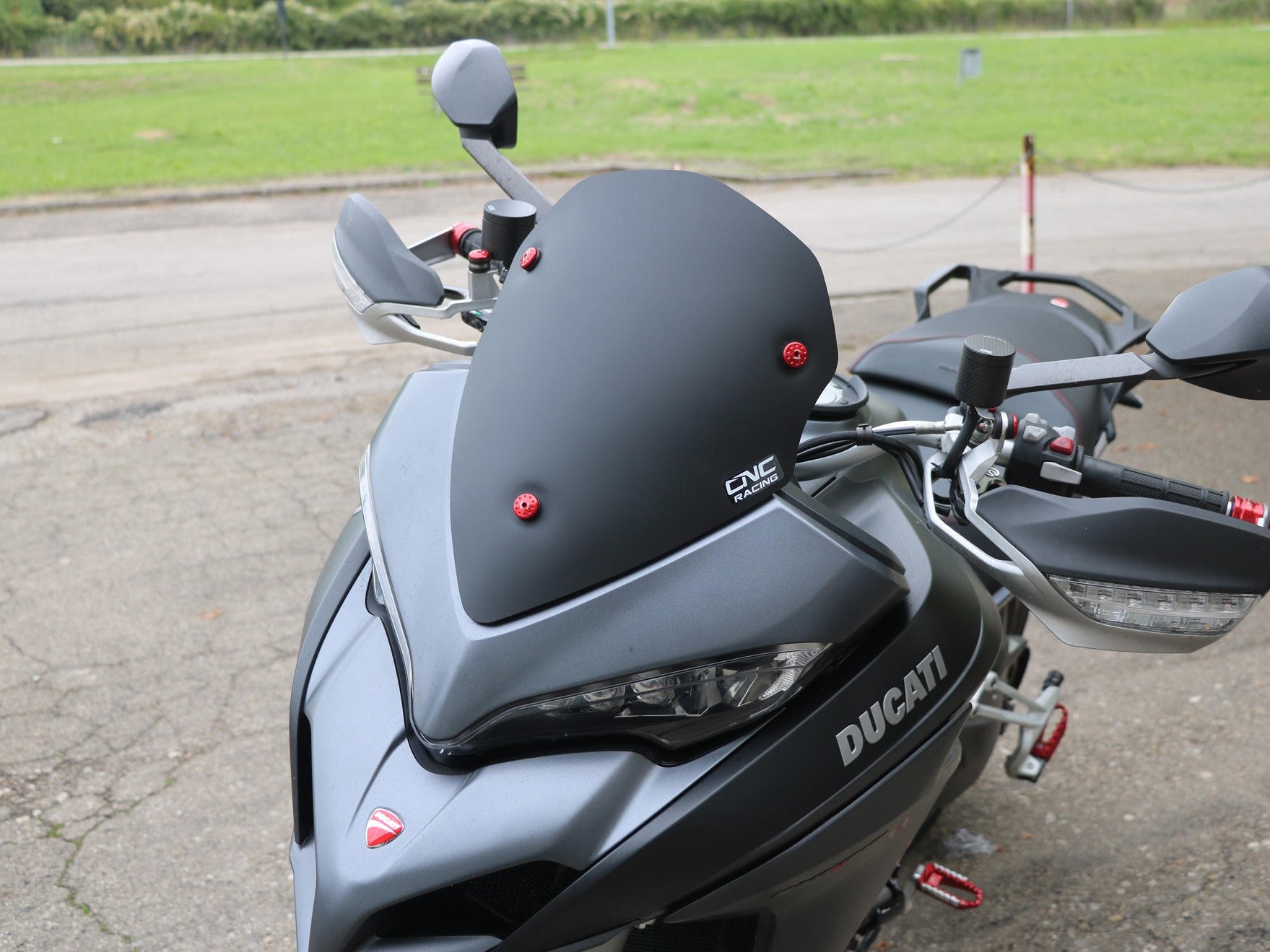 WS350 - CNC RACING Ducati Multistrada (2015+) Wind Screen "Sport" – Accessories in the Motodeal Motorcycle Aftermarket Accessories and Parts Online Shop