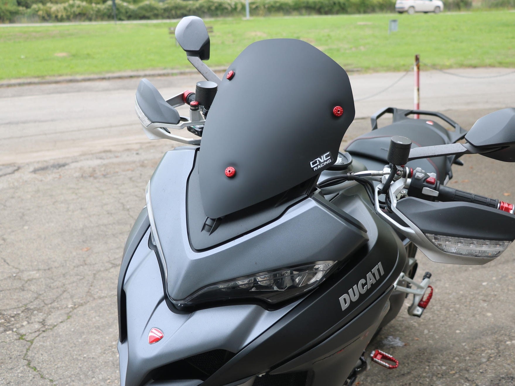 WS350 - CNC RACING Ducati Multistrada (2015+) Wind Screen "Sport" – Accessories in the Motodeal Motorcycle Aftermarket Accessories and Parts Online Shop