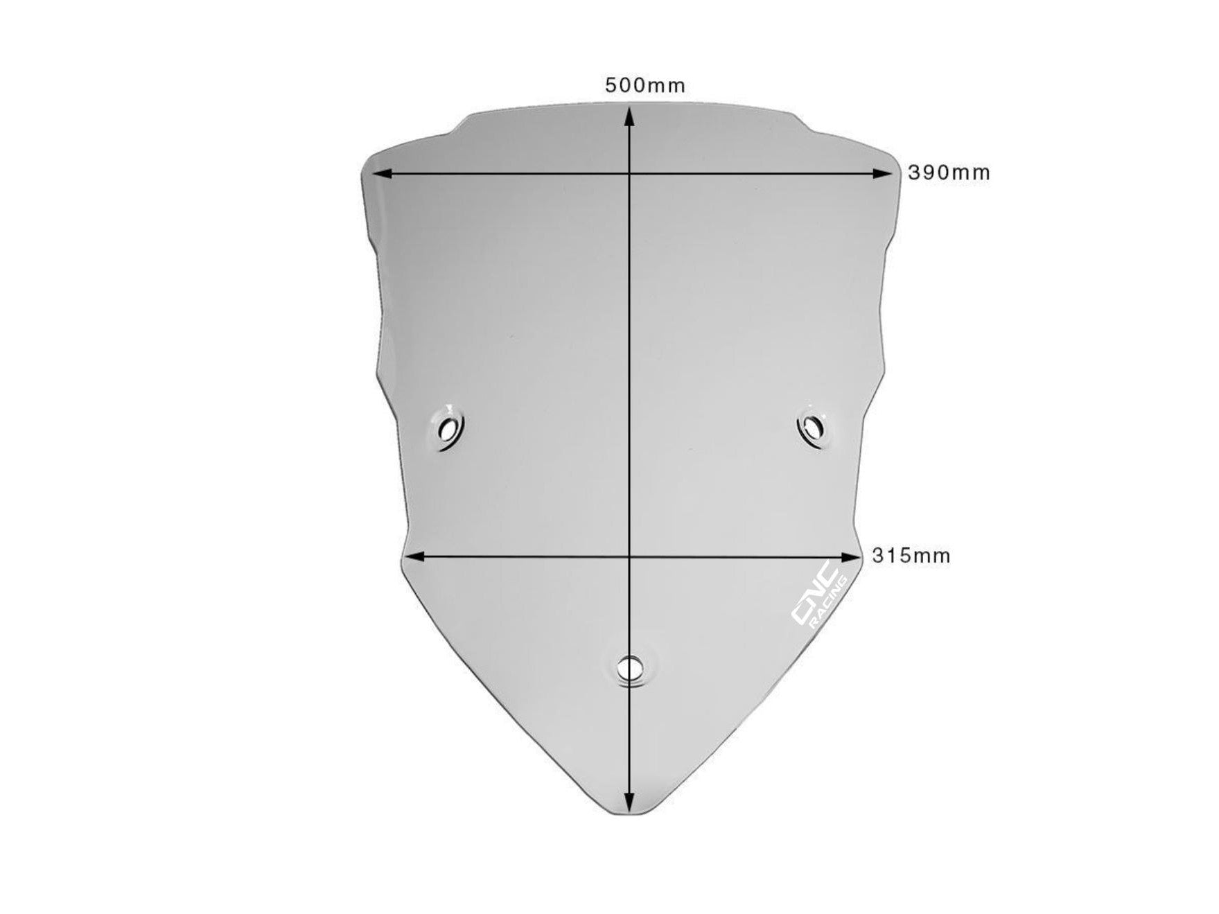 WS351 - CNC RACING Ducati Multistrada (2015+) Wind Screen "Touring" – Accessories in the Motodeal Motorcycle Aftermarket Accessories and Parts Online Shop