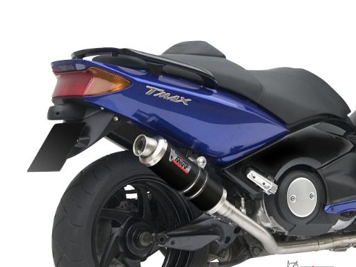 MIVV Y.018 YAMAHA T-MAX 500 (2001 - 2007) Full System Exhaust "GP" (Black; not approved) – Accessories in the 2WheelsHero Motorcycle Aftermarket Accessories and Parts Online Shop