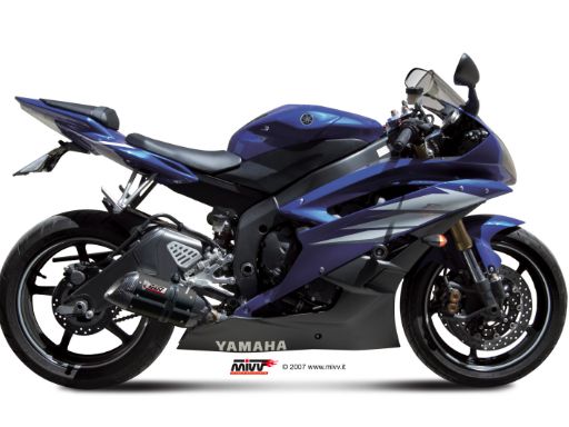 MIVV Y.021 YAMAHA YZF 600 R6 (2006 - 2016) SLIP-ON Exhaust "SUONO" (Black; approved) – Accessories in the 2WheelsHero Motorcycle Aftermarket Accessories and Parts Online Shop