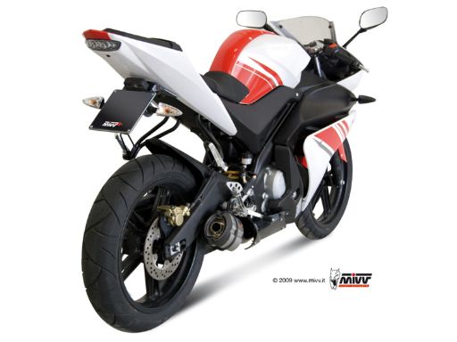 MIVV Y.030 YAMAHA YZF R125 (2008 - 2013) Full System Exhaust "SUONO" (Stainless Steel; approved) – Accessories in the 2WheelsHero Motorcycle Aftermarket Accessories and Parts Online Shop