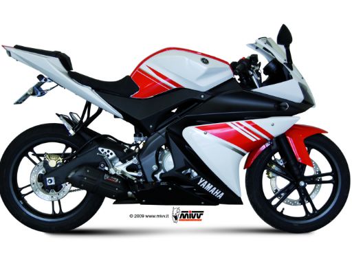 MIVV Y.030 YAMAHA YZF R125 (2008 - 2013) Full System Exhaust "SUONO" (Black; approved) – Accessories in the 2WheelsHero Motorcycle Aftermarket Accessories and Parts Online Shop