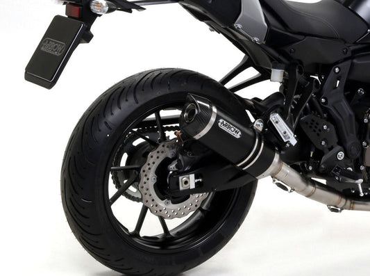 ARROW 71655MI+71817AON Yamaha Tracer 700 (2020+) Aluminum Full Exhaust System "Competition Evo Thunder" (racing) – Accessories in the 2WheelsHero Motorcycle Aftermarket Accessories and Parts Online Shop