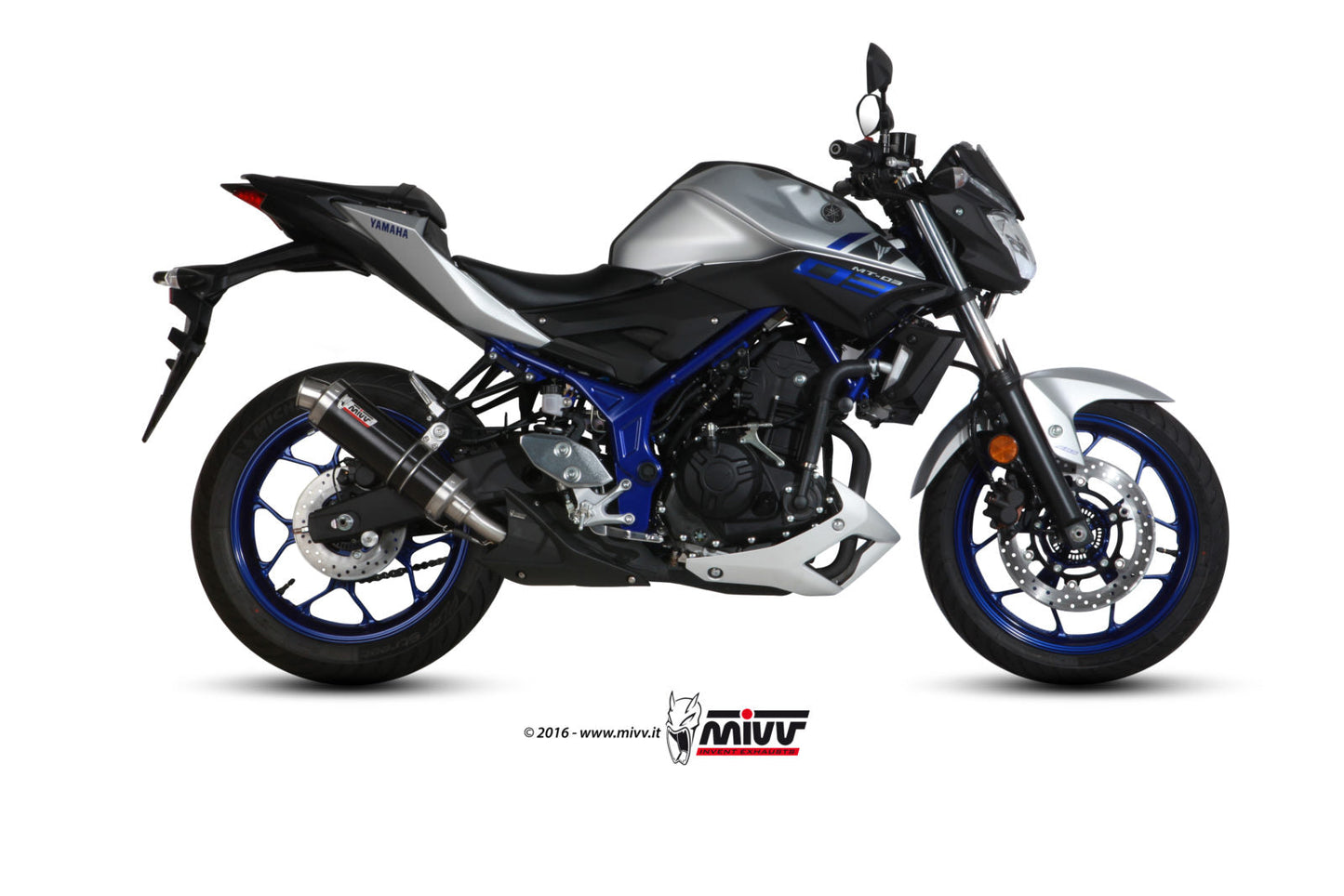 MIVV Y.055 YAMAHA MT-03 (2016 - ) Slip On Exhaust "GP" (Carbon; approved) – Accessories in the 2WheelsHero Motorcycle Aftermarket Accessories and Parts Online Shop