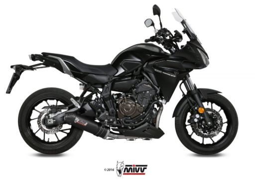 MIVV Y.058 YAMAHA TRACER 7 / 700 / GT (2016 - ) Full System Exhaust "OVAL" (Carbon + Carbon Cap; approved) – Accessories in the 2WheelsHero Motorcycle Aftermarket Accessories and Parts Online Shop