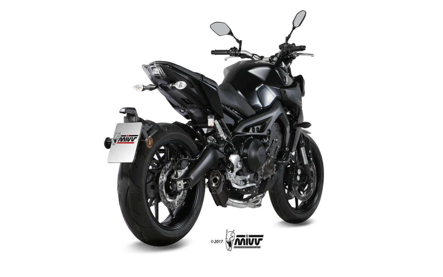 MIVV Y.042 YAMAHA MT-09 / SP / FZ-09 (2013 - 2020) Full System Exhaust "SUONO" (Black; approved) – Accessories in the 2WheelsHero Motorcycle Aftermarket Accessories and Parts Online Shop