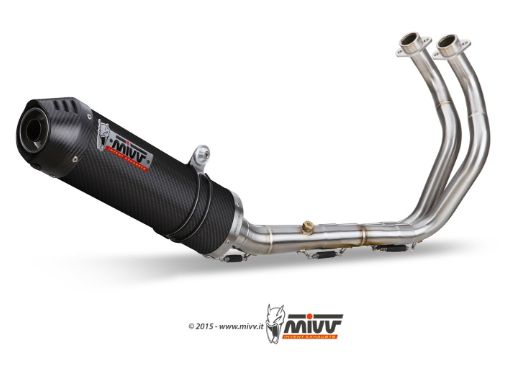 MIVV Y.044 YAMAHA MT-07 / FZ-07 (2014 - ) Full System Exhaust "OVAL" (Carbon + Carbon Cap; not approved) – Accessories in the 2WheelsHero Motorcycle Aftermarket Accessories and Parts Online Shop