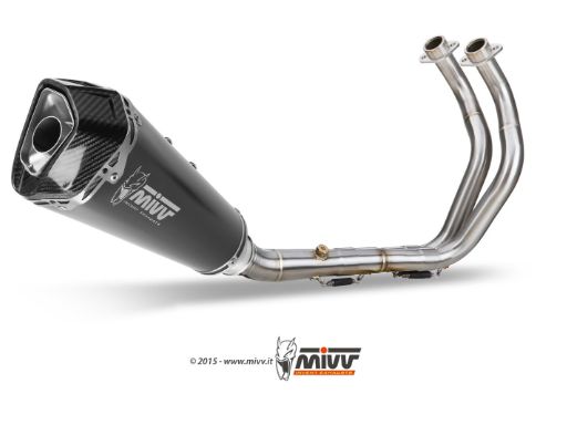 MIVV Y.045 YAMAHA MT-07 / FZ-07 (2014 - ) Full System High Exhaust "DELTA RACE" (Black; approved) – Accessories in the 2WheelsHero Motorcycle Aftermarket Accessories and Parts Online Shop