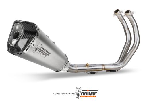 MIVV Y.044 YAMAHA MT-07 / FZ-07 (2014 - 2020) Full System Exhaust "DELTA RACE" (Stainless Steel; approved) – Accessories in the 2WheelsHero Motorcycle Aftermarket Accessories and Parts Online Shop