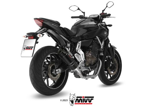 MIVV Y.045 YAMAHA MT-07 / FZ-07 (2014 - ) Full System High Exhaust "GP" (Carbon + Carbon Cap; approved) – Accessories in the 2WheelsHero Motorcycle Aftermarket Accessories and Parts Online Shop