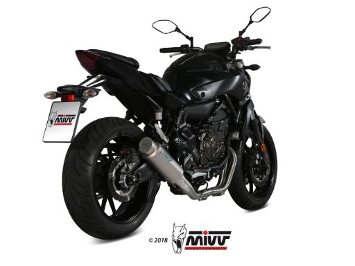 MIVV Y.045 YAMAHA MT-07 / FZ-07 (2014 - ) Full System High Exhaust "GP Pro" (Titanium; approved) – Accessories in the 2WheelsHero Motorcycle Aftermarket Accessories and Parts Online Shop