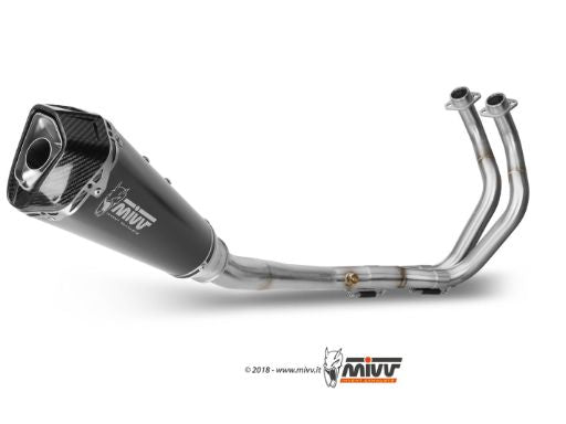 MIVV Y.045 YAMAHA MT-07 / FZ-07 (2014 - ) Full System High Exhaust "DELTA RACE" (Black; approved) – Accessories in the 2WheelsHero Motorcycle Aftermarket Accessories and Parts Online Shop