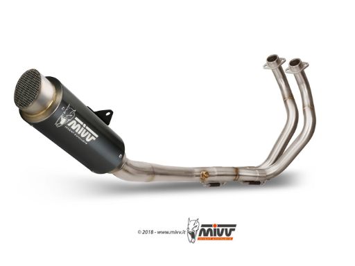 MIVV Y.045 YAMAHA MT-07 / FZ-07 (2014 - ) Full System High Exhaust "GP Pro" (Black; approved) – Accessories in the 2WheelsHero Motorcycle Aftermarket Accessories and Parts Online Shop