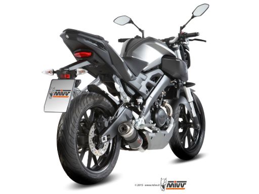 MIVV Y.047 YAMAHA MT-125 / YZF R125(2014 - 2019) Full System Exhaust "GP" (Carbon; approved) – Accessories in the 2WheelsHero Motorcycle Aftermarket Accessories and Parts Online Shop