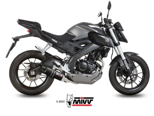 MIVV Y.047 YAMAHA MT-125 / YZF R125 (2014 - 2019) Full System Exhaust "GP" ( Black + Carbon Cap; approved) – Accessories in the 2WheelsHero Motorcycle Aftermarket Accessories and Parts Online Shop
