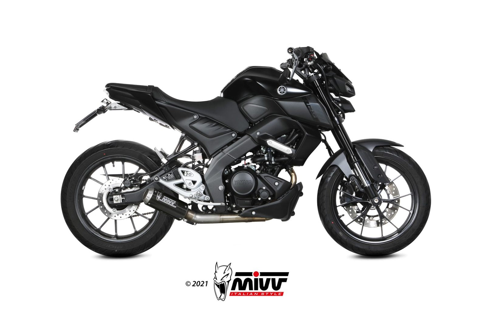 MIVV Y.067 YAMAHA MT-125 / YZF R125 (2020 - ) Full System Exhaust "MK3" (Carbon; not approved) – Accessories in the 2WheelsHero Motorcycle Aftermarket Accessories and Parts Online Shop