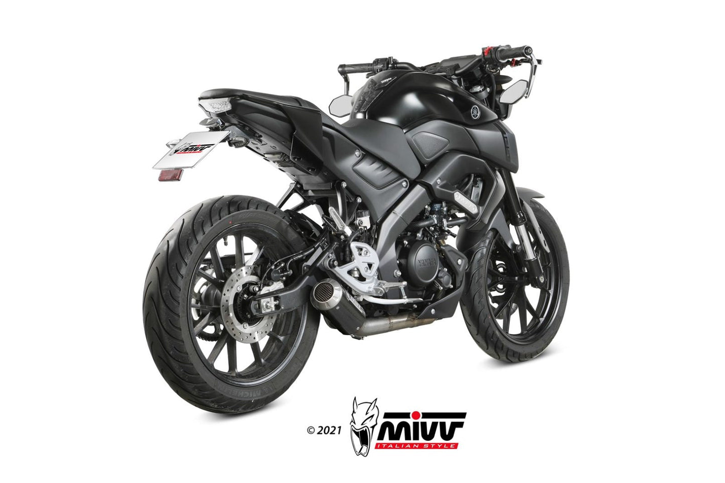 MIVV Y.067 YAMAHA MT-125 / YZF R125 (2020 - ) Full System Exhaust "MK3" (Carbon; not approved) – Accessories in the 2WheelsHero Motorcycle Aftermarket Accessories and Parts Online Shop