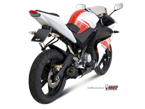 MIVV Y.030 YAMAHA YZF R125 (2008 - 2013) Full System Exhaust "SUONO" (Black; approved) – Accessories in the 2WheelsHero Motorcycle Aftermarket Accessories and Parts Online Shop