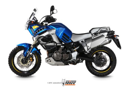 MIVV Y.034 YAMAHA XT 1200 Z SUPERTENERE (2010 - 2020) Slip On Exhaust "SPEED EDGE" (Stainless Steel; approved) – Accessories in the 2WheelsHero Motorcycle Aftermarket Accessories and Parts Online Shop