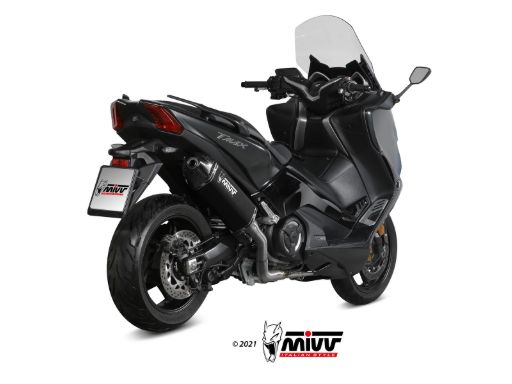 MIVV Y.061 YAMAHA T-MAX 530 (2017 - 2019) Full System Exhaust " Speed Edge" (Black; approved) – Accessories in the 2WheelsHero Motorcycle Aftermarket Accessories and Parts Online Shop