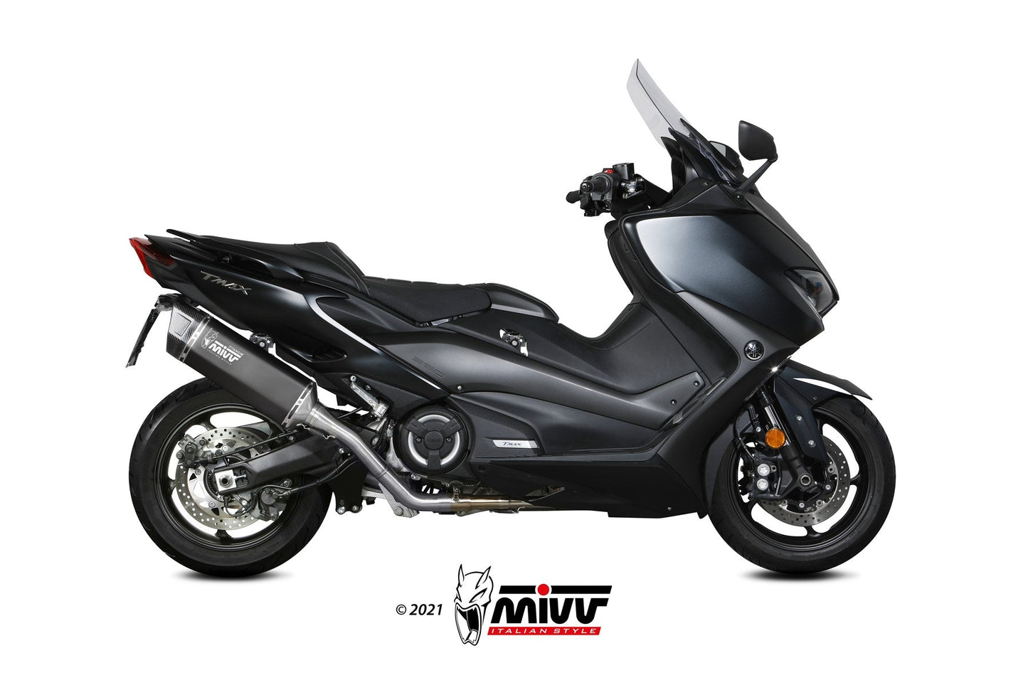 MIVV Y.061 YAMAHA T-MAX 560 (2020 - 2021) Full System Exhaust " SR-1" (Black Titanium; approved) – Accessories in the 2WheelsHero Motorcycle Aftermarket Accessories and Parts Online Shop