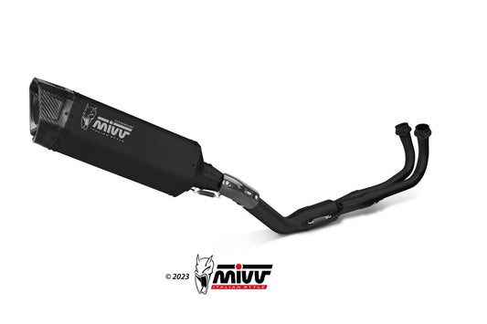 MIVV Y.073 YAMAHA T-MAX 560 (2022 - ) Full System Exhaust "SR-1" (BLACK Titanium; approved) – Accessories in the 2WheelsHero Motorcycle Aftermarket Accessories and Parts Online Shop