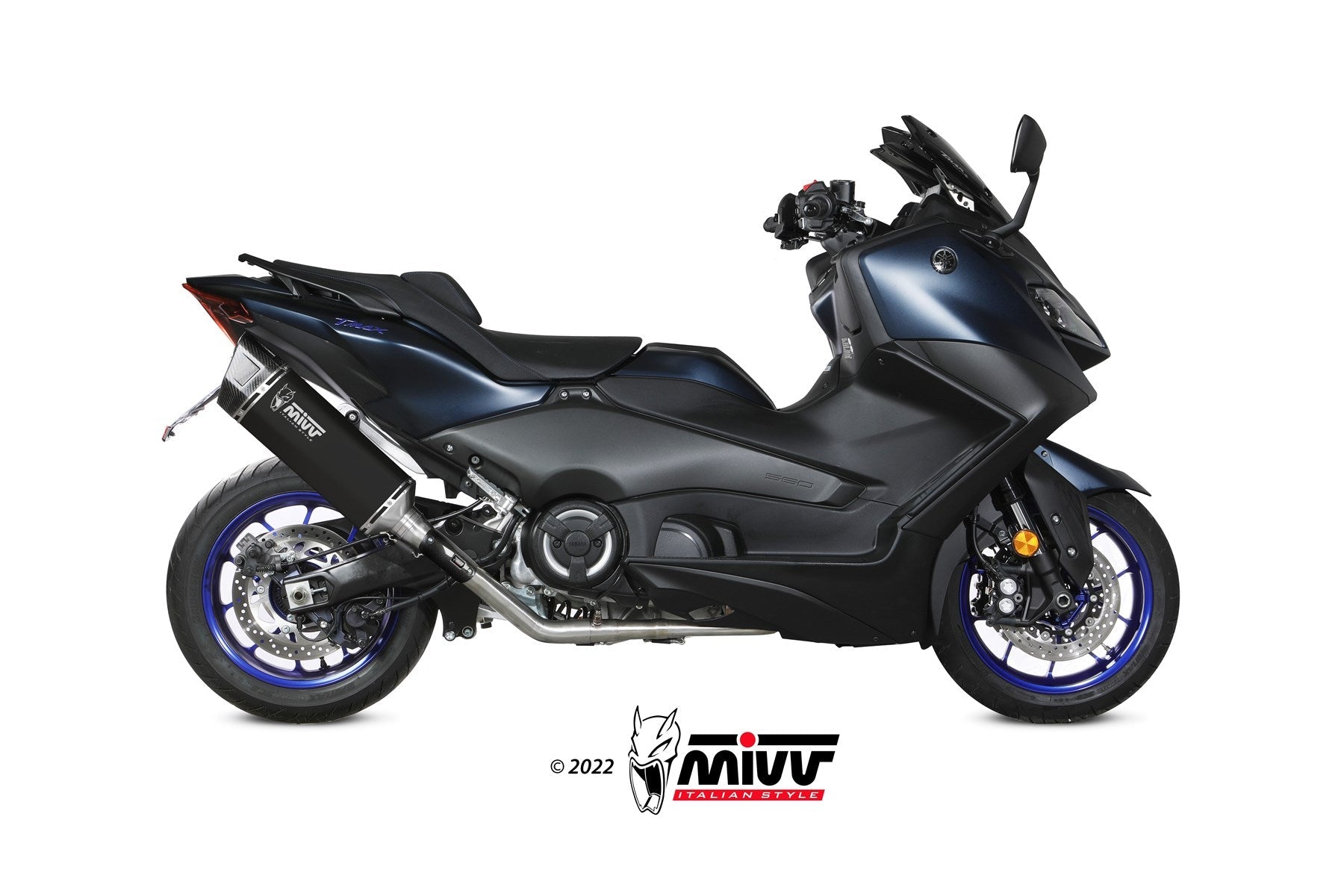 MIVV Y.073 YAMAHA T-MAX 560 (2022 - ) Full System Exhaust "SR-1" (BLACK ; approved) – Accessories in the 2WheelsHero Motorcycle Aftermarket Accessories and Parts Online Shop