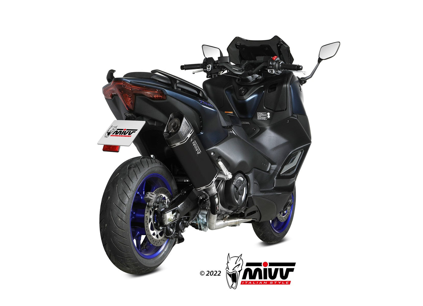 MIVV Y.073 YAMAHA T-MAX 560 (2022 - ) Full System Exhaust "SR-1" (BLACK ; approved) – Accessories in the 2WheelsHero Motorcycle Aftermarket Accessories and Parts Online Shop