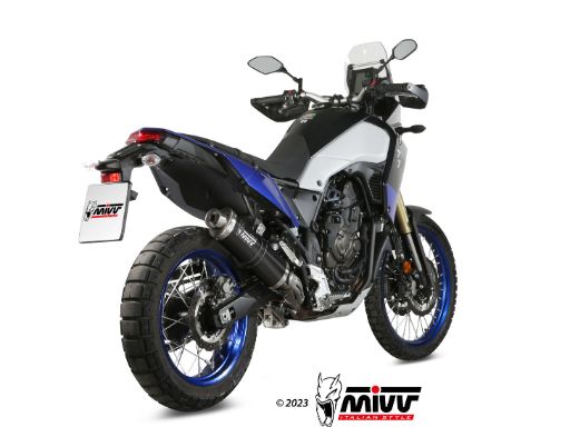 MIVV Y.064 YAMAHA TENERE' 700 (2019 - ) SLIP-ON Exhaust "OVAL" (Black Titanium; approved) – Accessories in the 2WheelsHero Motorcycle Aftermarket Accessories and Parts Online Shop