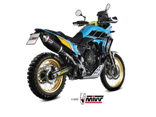 MIVV Y.064 YAMAHA TENERE' 700 (2019 - ) SLIP-ON High Exhaust "DAKAR" (Black; approved) – Accessories in the 2WheelsHero Motorcycle Aftermarket Accessories and Parts Online Shop