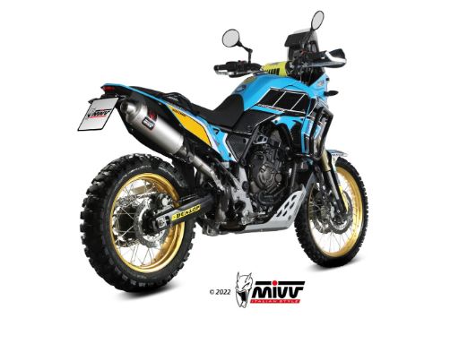 MIVV Y.064 YAMAHA TENERE' 700 (2019 - ) SLIP-ON high Exhaust "DAKAR" (Stainless Steel; approved) – Accessories in the 2WheelsHero Motorcycle Aftermarket Accessories and Parts Online Shop