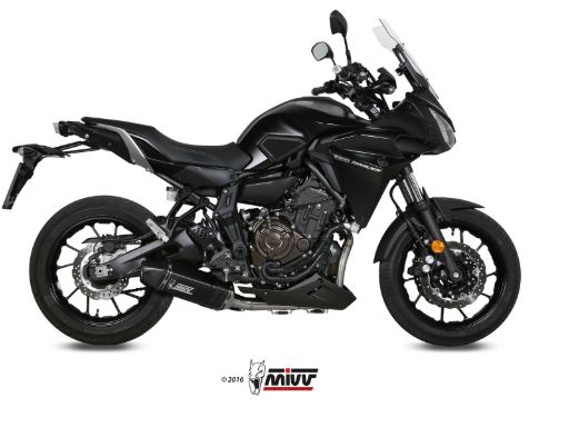 MIVV Y.058 YAMAHA TRACER 7 / 700 / GT (2016 - ) Full System Exhaust "SPEED EDGE" (Black; approved) – Accessories in the 2WheelsHero Motorcycle Aftermarket Accessories and Parts Online Shop