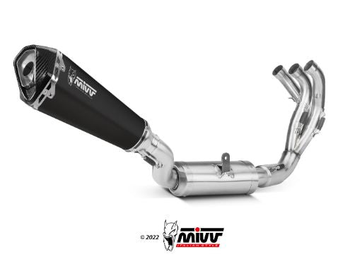 MIVV Y.069 YAMAHA TRACER 9 / GT / GT+ (2021 - ) Full System Exhaust "DELTA RACE" (Black; approved) – Accessories in the 2WheelsHero Motorcycle Aftermarket Accessories and Parts Online Shop