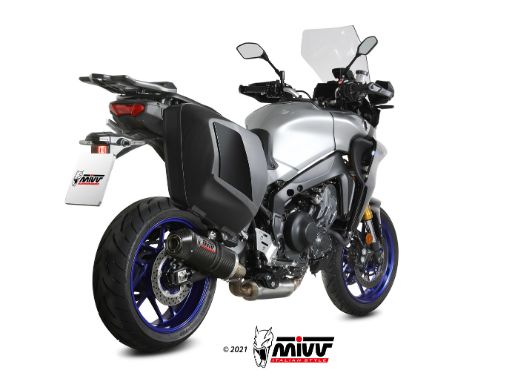 MIVV Y.069 YAMAHA TRACER 9 / GT / GT+ (2021 - ) Full System Exhaust "OVAL" (Carbon + Carbon Cap; approved) – Accessories in the 2WheelsHero Motorcycle Aftermarket Accessories and Parts Online Shop
