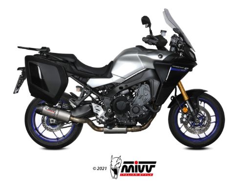 MIVV Y.069 YAMAHA TRACER 9 / GT / GT+ (2021 - ) Full System Exhaust "OVAL" (Titanium+ Carbon Cap; approved) – Accessories in the 2WheelsHero Motorcycle Aftermarket Accessories and Parts Online Shop