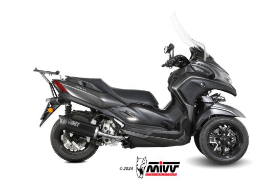 MIVV MV.YA.0006 YAMAHA TRICITY 300 (2021 - ) Slip On Exhaust "MOVER" (Black; approved) – Accessories in the 2WheelsHero Motorcycle Aftermarket Accessories and Parts Online Shop