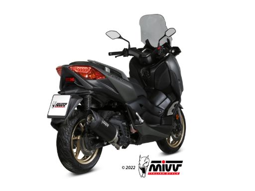 MIVV MV.YA.0007 YAMAHA X-MAX 125 (2021 -) Full System Exhaust "MOVER" (Black; approved) – Accessories in the 2WheelsHero Motorcycle Aftermarket Accessories and Parts Online Shop