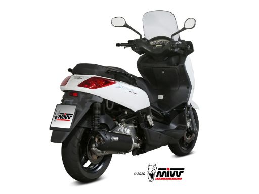 MIVV MV.YA.0005 YAMAHA X-MAX 400 (2013 - 2016) Slip On Exhaust "MOVER" (Black; approved) – Accessories in the 2WheelsHero Motorcycle Aftermarket Accessories and Parts Online Shop