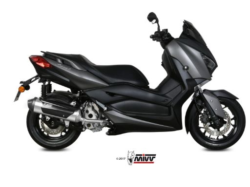 MIVV C.YA.0009 YAMAHA X-MAX 300 (2017 - 2020) Slip On Exhaust "URBAN" (Stainless Steel; not approved) – Accessories in the 2WheelsHero Motorcycle Aftermarket Accessories and Parts Online Shop