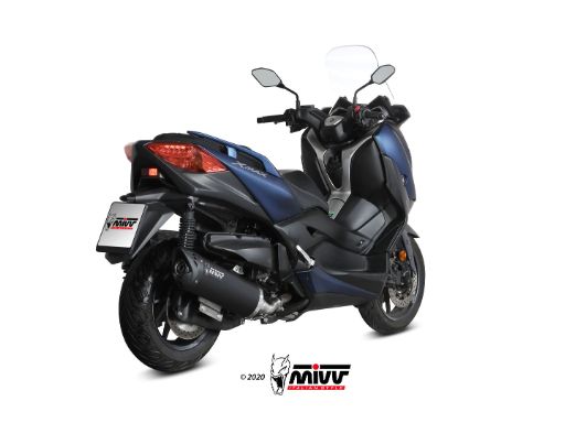 MIVV MV.YA.0004 YAMAHA X-MAX 400 (2017 - 2020) Slip On Exhaust "MOVER" (Black; approved) – Accessories in the 2WheelsHero Motorcycle Aftermarket Accessories and Parts Online Shop