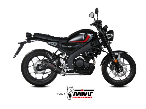 MIVV Y.075 YAMAHA XSR 125 (2022 -) Full System Exhaust "GP" (Carbon + Carbon Cap; approved) – Accessories in the 2WheelsHero Motorcycle Aftermarket Accessories and Parts Online Shop
